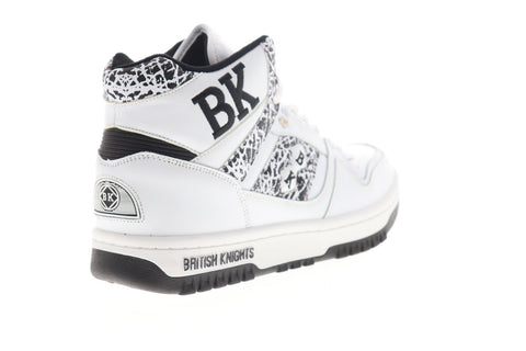 British Knights Kings SL BMKINSLHL-1552 Mens White Leather Lifestyle Sneakers Shoes