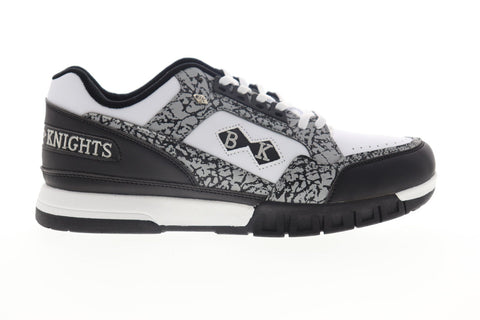 British Knights Metros BMMETGV-0950 Mens Black Leather Lifestyle Sneakers Shoes