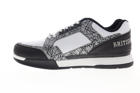 British Knights Metros BMMETGV-0950 Mens Black Leather Lifestyle Sneakers Shoes