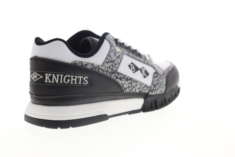 British Knights Metros BMMETGV-0950 Mens Black Leather Lifestyle Sneakers Shoes