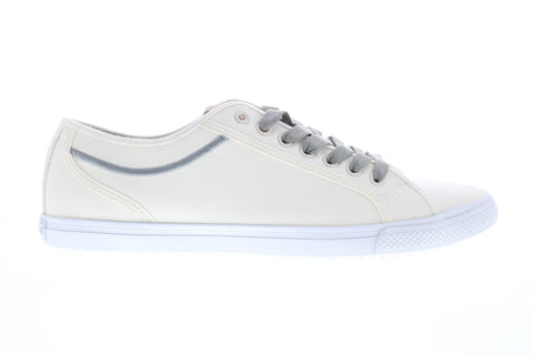 Ben Sherman Chandler LO BNM00017 Mens White Leather Lifestyle Sneakers Shoes