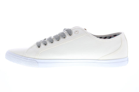 Ben Sherman Chandler LO BNM00017 Mens White Leather Lifestyle Sneakers Shoes