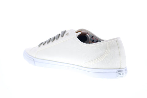 Ben Sherman Chandler LO BNM00017 Mens White Leather Lifestyle Sneakers Shoes
