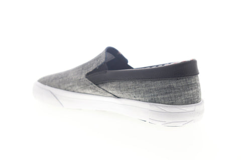Ben Sherman Percy Slip On BNM00104 Mens Gray Canvas Low Top Slip on Sneakers Shoes