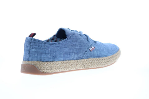 Ben Sherman New Jenson Lace Up Mens Blue Canvas Lifestyle Sneakers Shoes