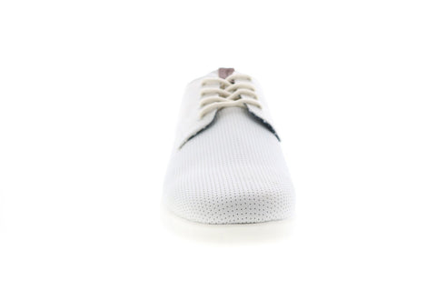 Ben Sherman Presley Oxford BNM00109 Mens White Plain Toe Oxfords Shoes