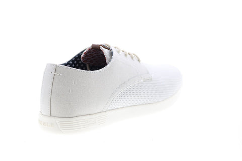 Ben Sherman Presley Oxford BNM00109 Mens White Plain Toe Oxfords Shoes
