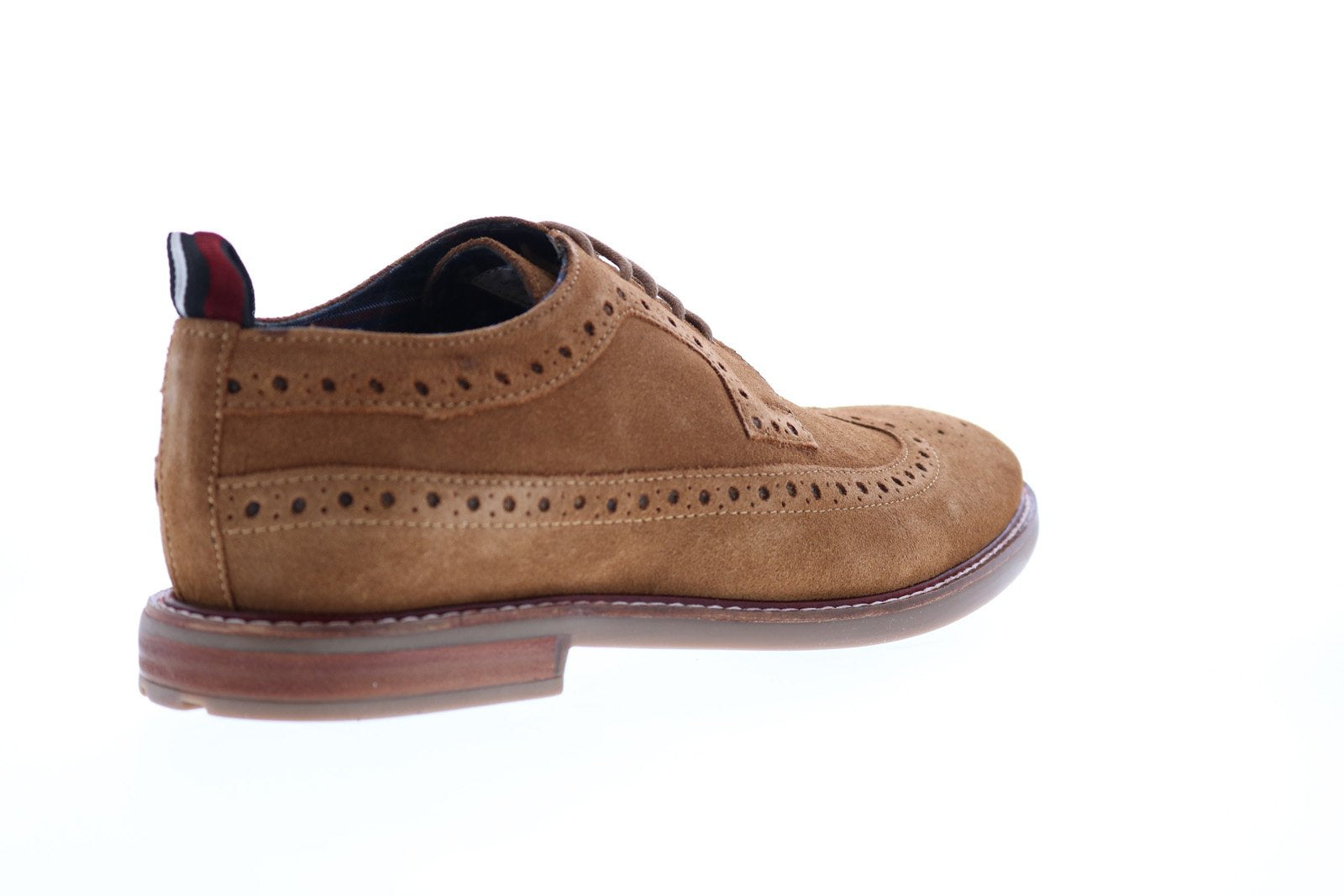 ben sherman dress shoes Ben Sherman Brent Longwing BNM00125 Mens Brown Suede Wingtip Oxfords S