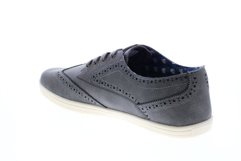 Ben Sherman Nick Wingtip Mens BNMF19013 Gray Leather Lifestyle Sneakers Shoes