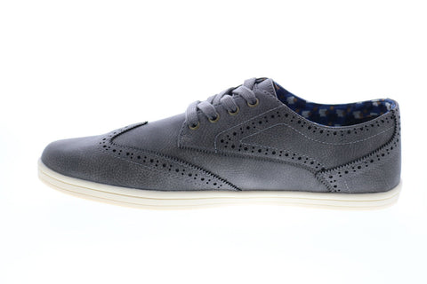Ben Sherman Nick Wingtip Mens BNMF19013 Gray Leather Lifestyle Sneakers Shoes