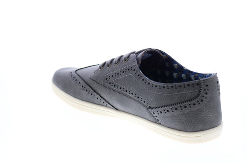 Ben Sherman Nick Wingtip Mens BNMF19013 Gray Leather Lifestyle Sneakers Shoes