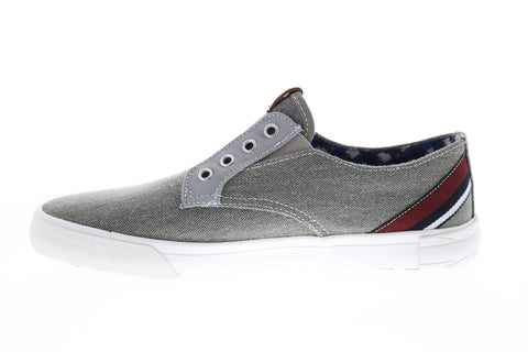 Ben Sherman Pete Laceless Mens BNMS19004 Gray Canvas Lifestyle Sneakers Shoes