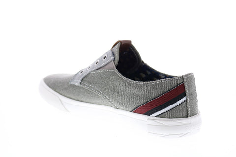 Ben Sherman Pete Laceless Mens BNMS19004 Gray Canvas Lifestyle Sneakers Shoes