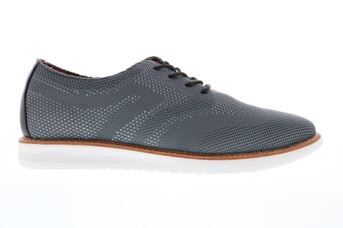 Ben Sherman Nu Casual Wingtip Mens Gray Canvas Oxfords & Lace Ups Shoes