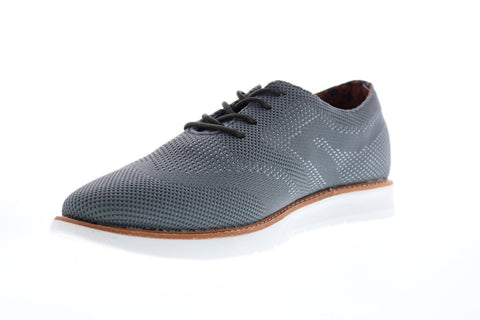 Ben Sherman Nu Casual Wingtip Mens Gray Canvas Oxfords & Lace Ups Shoes
