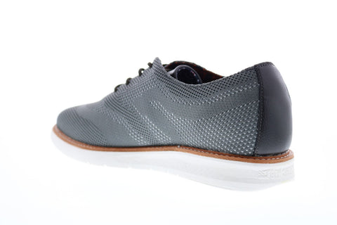 Ben Sherman Nu Casual Wingtip Mens Gray Canvas Oxfords & Lace Ups Shoes
