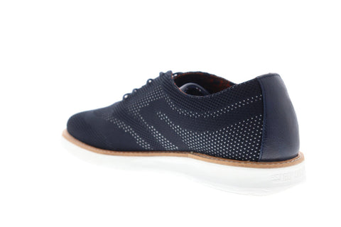 Ben Sherman Nu Casual Wingtip BNMS19012 Mens Blue Mesh Casual Oxfords Shoes