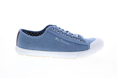 Ben Sherman Veder Script BNMS20203 Mens Blue Canvas Lifestyle Sneakers Shoes