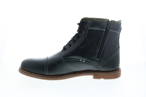 Ben Sherman Luke Cap Toe BNMS20216 Mens Black Leather Casual Dress Boots