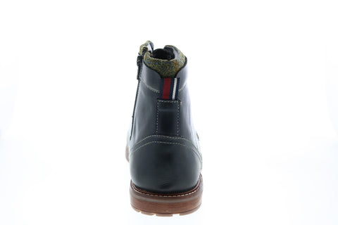 Ben Sherman Luke Cap Toe BNMS20216 Mens Black Leather Casual Dress Boots