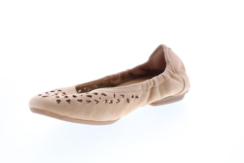 Earth Inc. Breeze Soft Buck Womens Brown Suede Slip On Ballet Flats Shoes