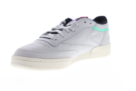 Reebok Club C 85 RAD BS5151 Mens Gray Leather Low Top Lace Up Sneakers Shoes