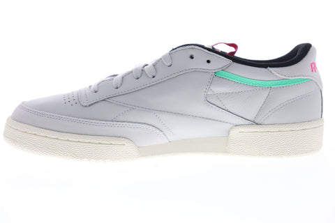 Reebok Club C 85 RAD BS5151 Mens Gray Leather Low Top Lace Up Sneakers Shoes