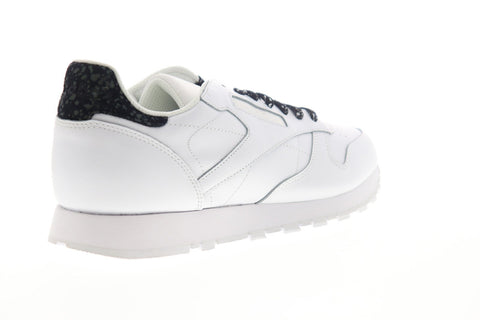 Reebok Classic Leather IR BS5155 Mens White Leather Low Top Sneakers Shoes