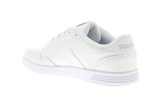 Reebok Reebok Club Memt BS7649 Womens White Leather Lace Up Sneakers Shoes 