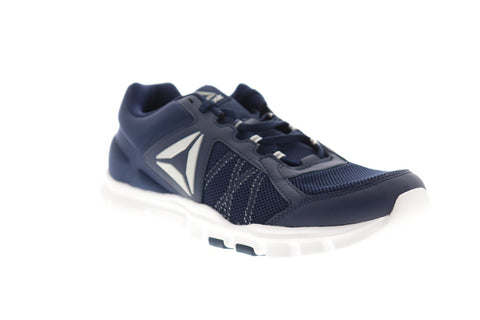 Reebok Yourflex Train 9.0 MT BS7718 Mens Blue Mesh Athletic Cross Training Shoes