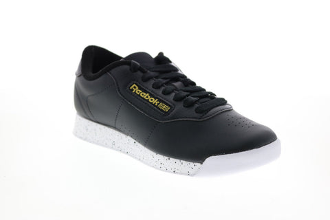 Reebok Princess BS7754 Womens Black Synthetic Lifestyle Sneakers Shoes