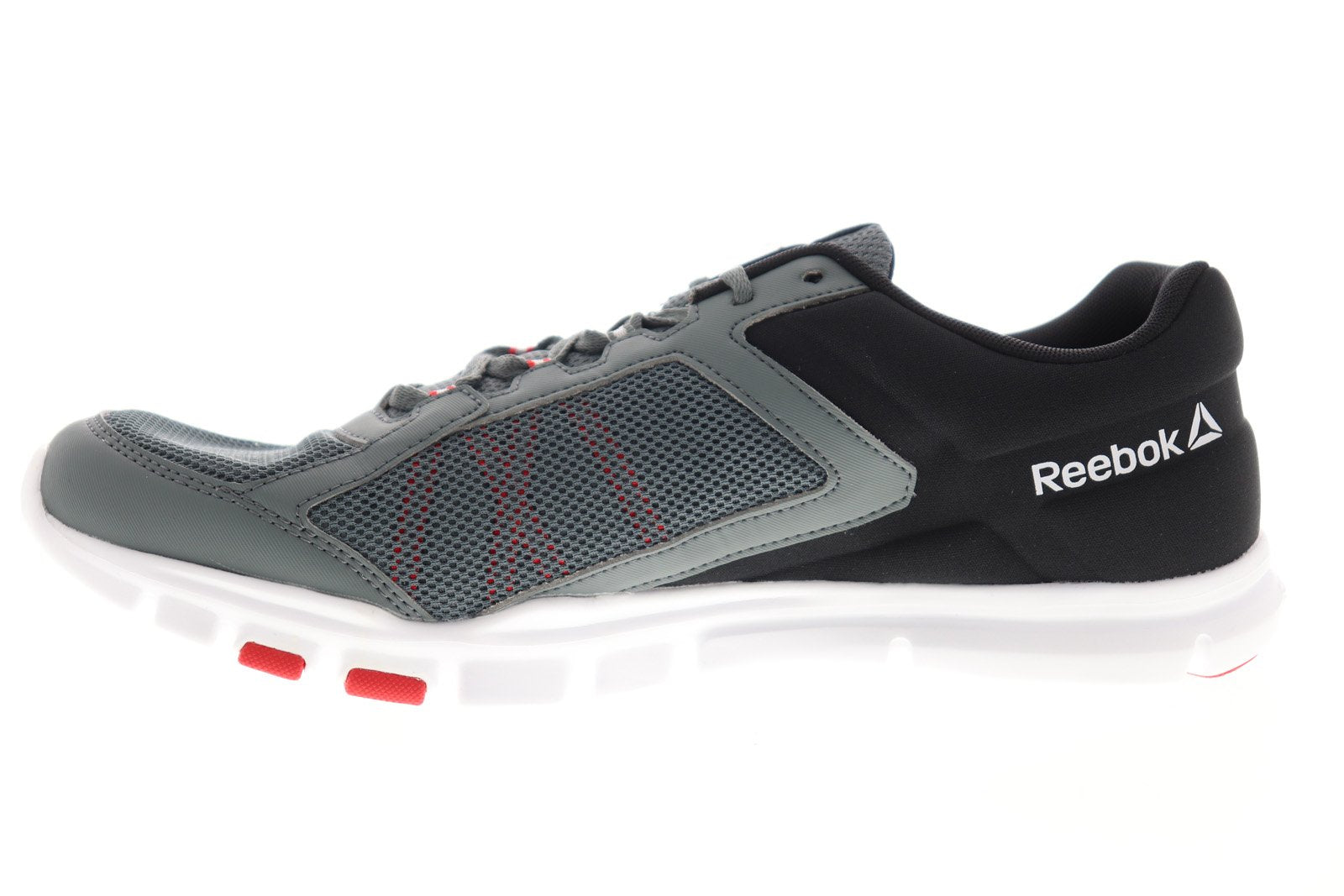 Met pensioen gaan Leraren dag Dressoir Reebok Yourflex Train 9.0 MT Mens Gray Low Top Athletic Cross Training -  Ruze Shoes