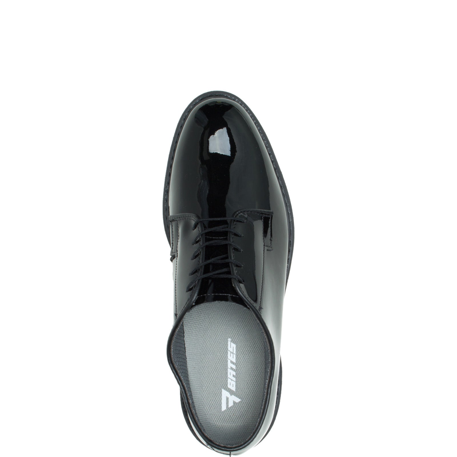 Bates High Gloss Oxford Mens Black Oxfords & Lace Ups Plain  display picture 2