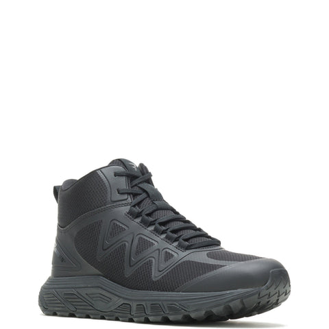 Bates Rush Mid E01040 Mens Black Wide Canvas Lace Up Tactical Boots