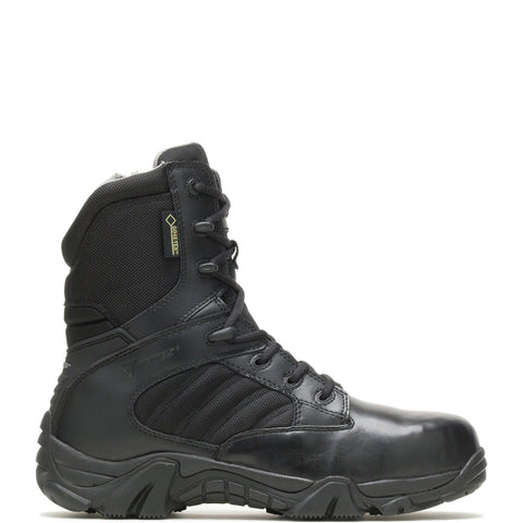 Bates GX 8 Safety Toe E02272 Mens Black Wide Leather Lace Up Tactical Boots