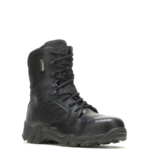Bates GX 8 Safety Toe E02272 Mens Black Wide Leather Lace Up Tactical Boots