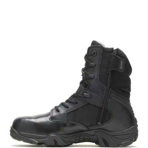 Bates GX 8 Safety Toe E02272 Mens Black Wide Leather Lace Up Tactical Boots