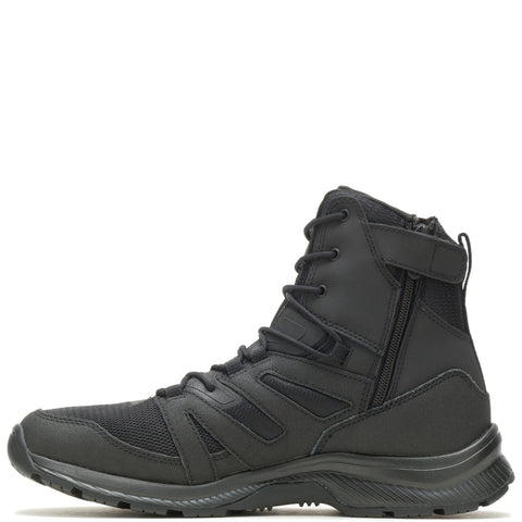 Bates Rallyforce Tall Zip E04160 Mens Black Leather Lace Up Tactical Boots
