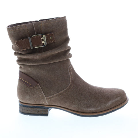 Earth Inc. Avani 2 Butternut Suede Womens Brown Zipper Casual Dress Boots