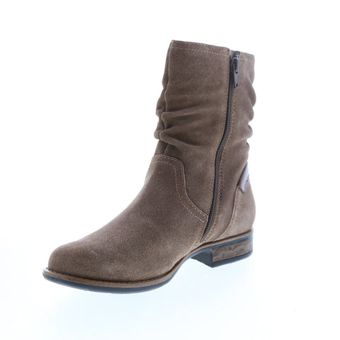 Earth Inc. Avani 2 Butternut Suede Womens Brown Zipper Casual Dress Boots