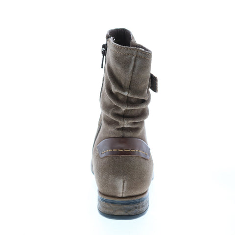 Earth Inc. Avani 2 Butternut Suede Womens Brown Zipper Casual Dress Boots