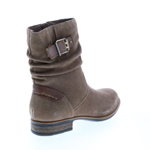 Earth Inc. Avani 2 Butternut Suede Womens Brown Zipper Casual Dress Boots