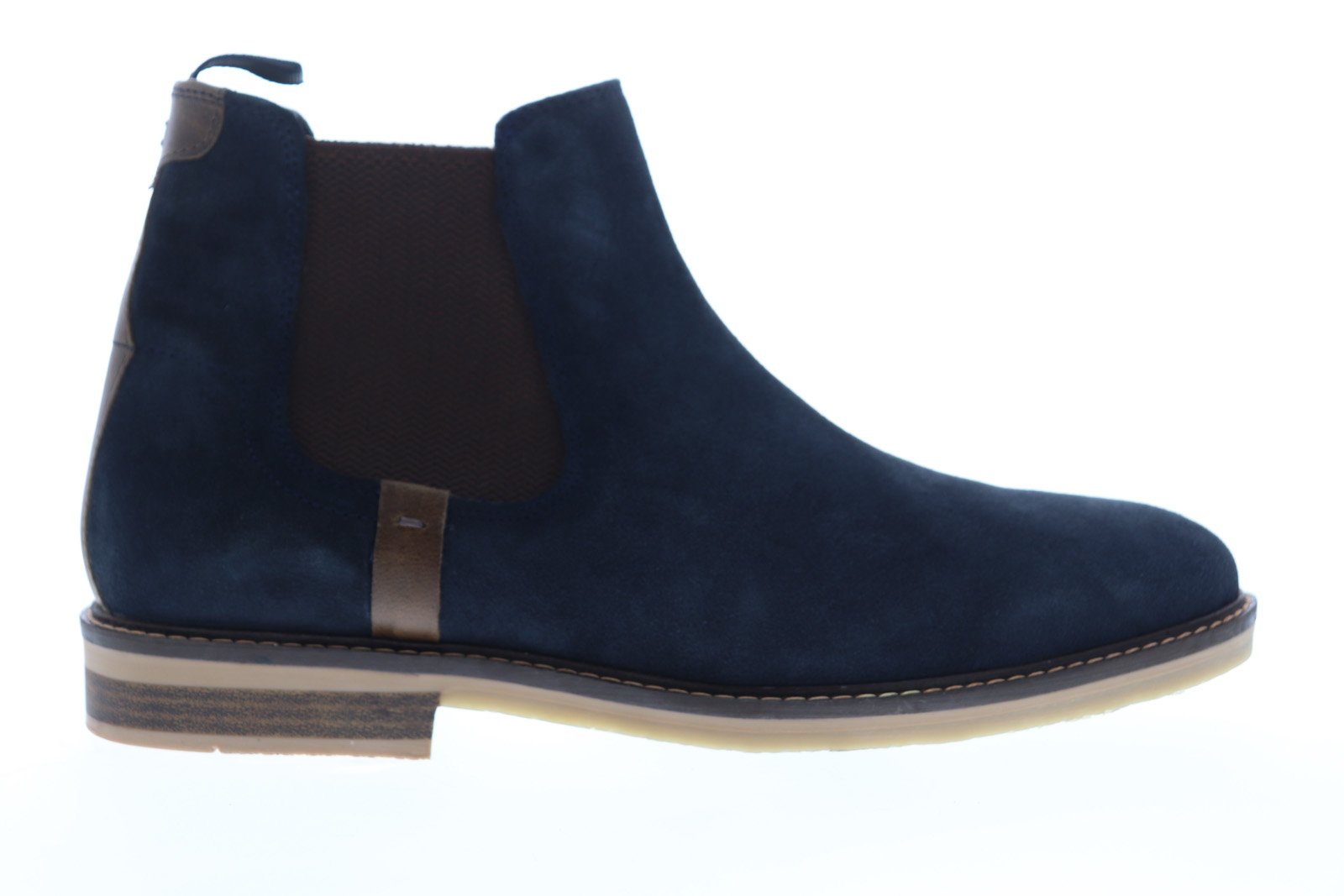 Steve Madden Blackburn Mens Blue Suede Slip On Chelsea Boots  display picture 1