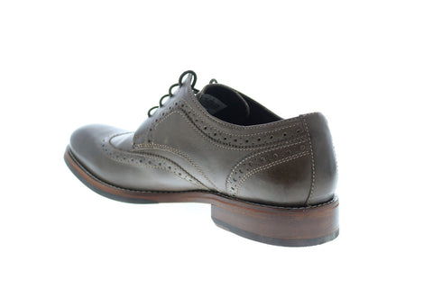 Rockport Wyat BX1726 Mens Brown Leather Oxfords & Lace Ups Wingtip & Brogue Shoes