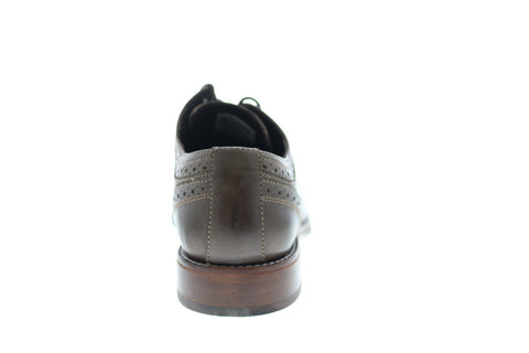 Rockport Wyat BX1726 Mens Brown Leather Oxfords & Lace Ups Wingtip & Brogue Shoes