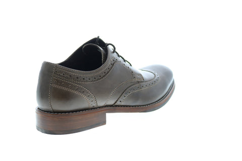 Rockport Wyat BX1726 Mens Brown Leather Oxfords & Lace Ups Wingtip & Brogue Shoes