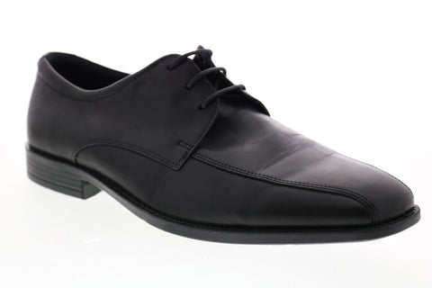 Cole Haan C17103 Mens Black Leather Oxfords & Lace Ups Plain Toe Shoes