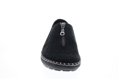 Earth Inc. Callisto Zipper Womens Black Nubuck Lifestyle Sneakers