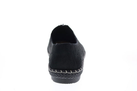 Earth Inc. Callisto Zipper Womens Black Nubuck Lifestyle Sneakers