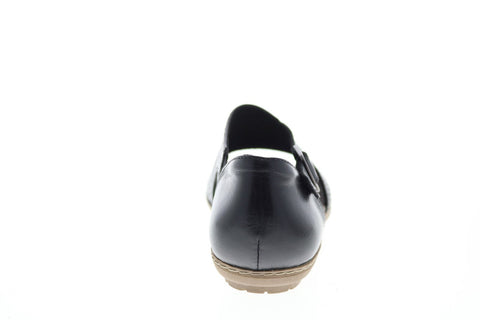 Earth Inc. Camellia Ballston Leather Womens Black Leather Strap Sandals Shoes